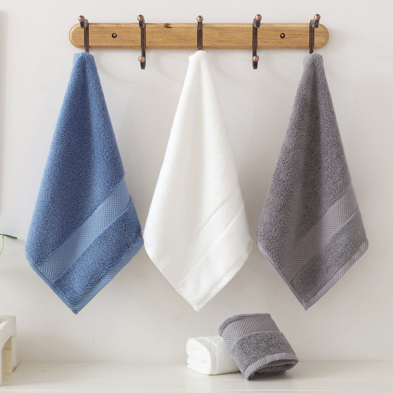 一号优品擦脸方巾纯棉成人洗脸洗澡家用全棉面巾