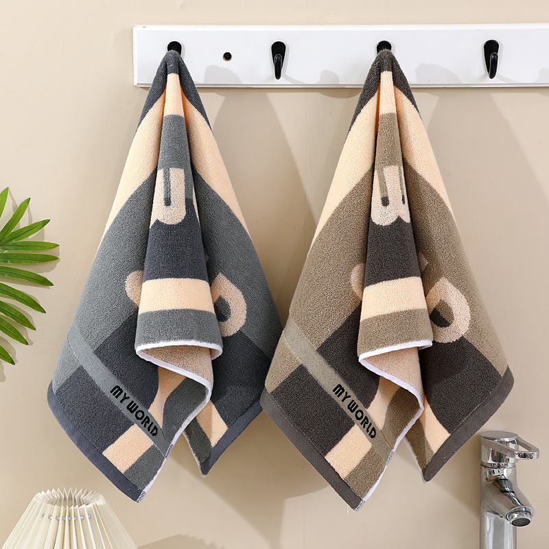 一号优品纯棉毛巾男女成人家用洗脸洗澡情侣柔软加厚吸水面巾